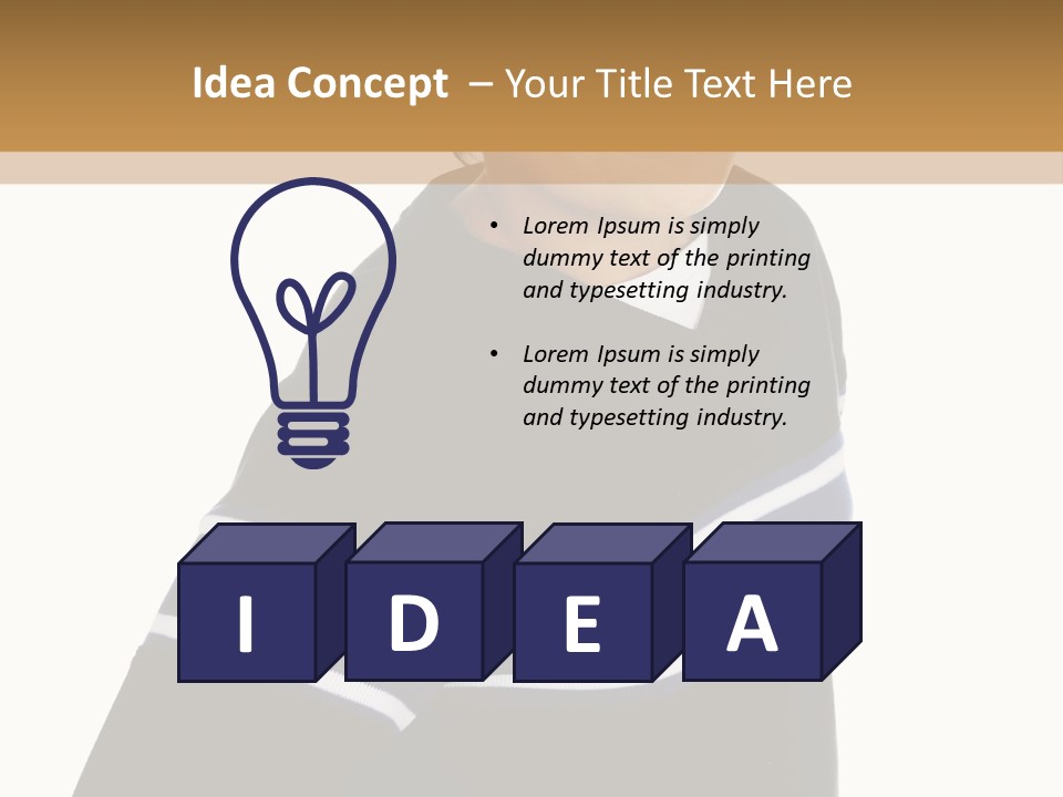 Tween Black Male PowerPoint Template