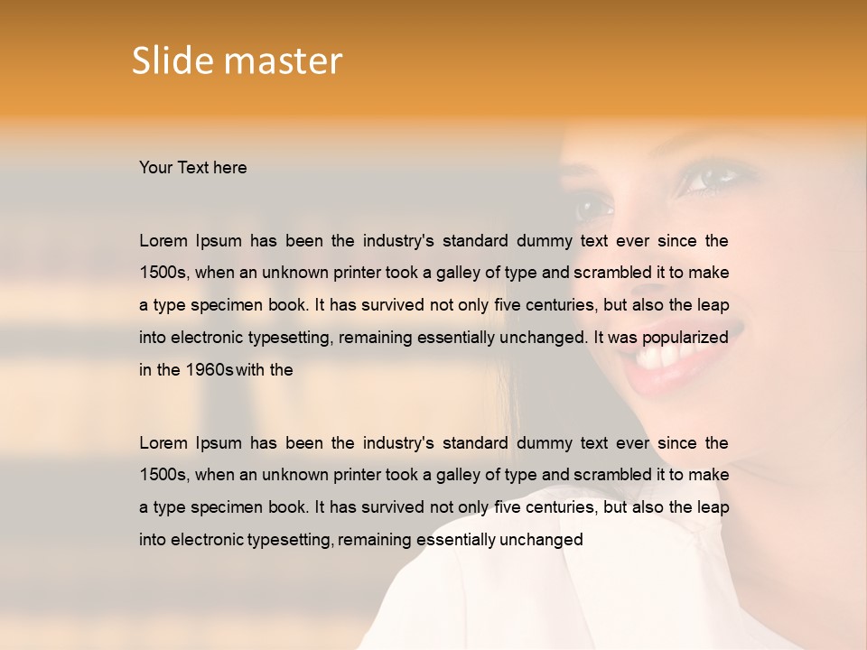 Business Executive Successful PowerPoint Template