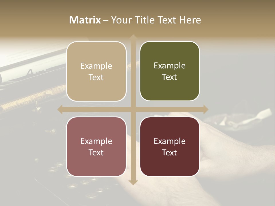 Busy Aged Work PowerPoint Template