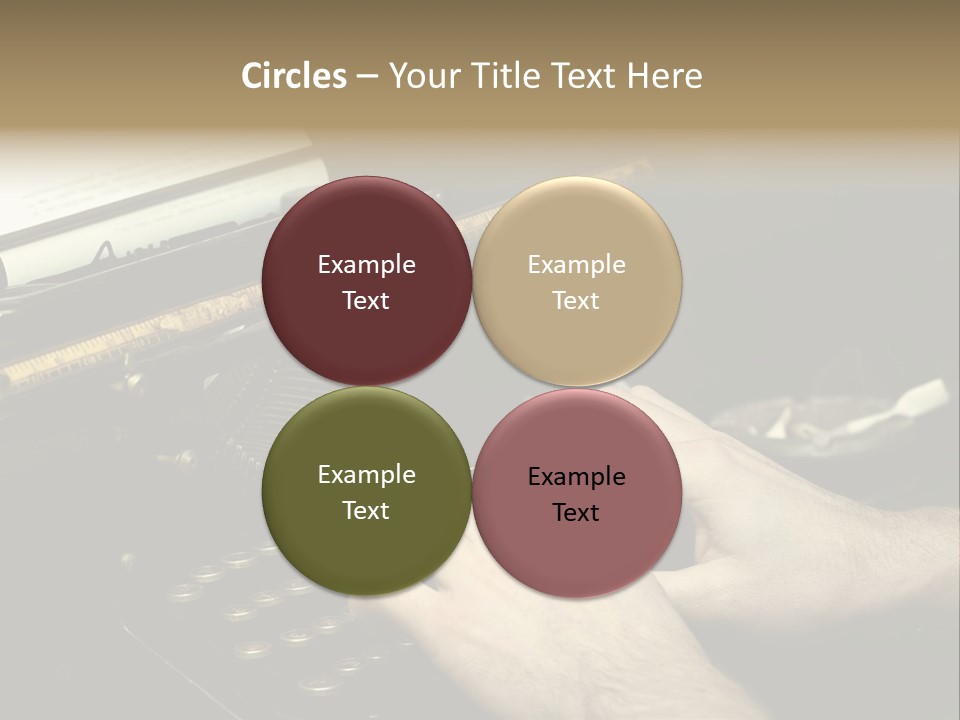 Busy Aged Work PowerPoint Template