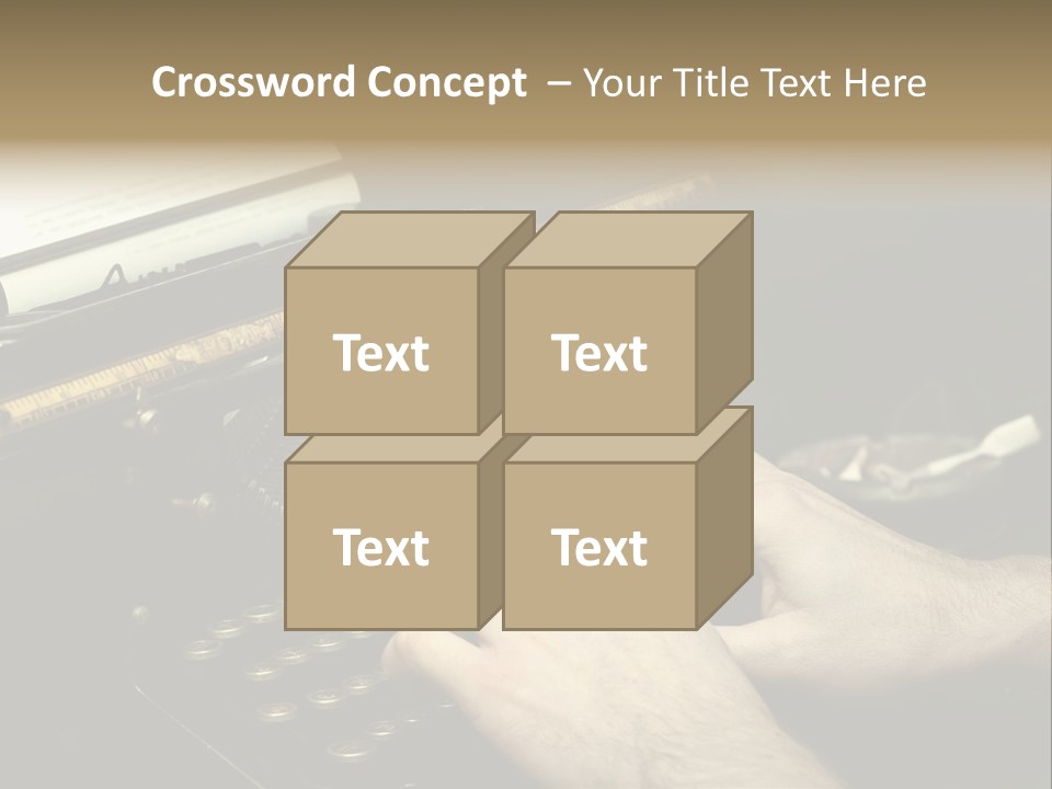 Busy Aged Work PowerPoint Template