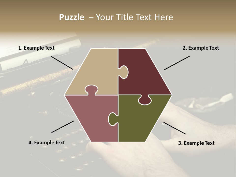 Busy Aged Work PowerPoint Template