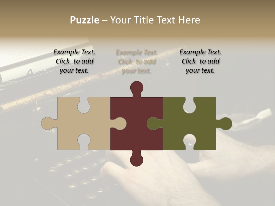 Busy Aged Work PowerPoint Template