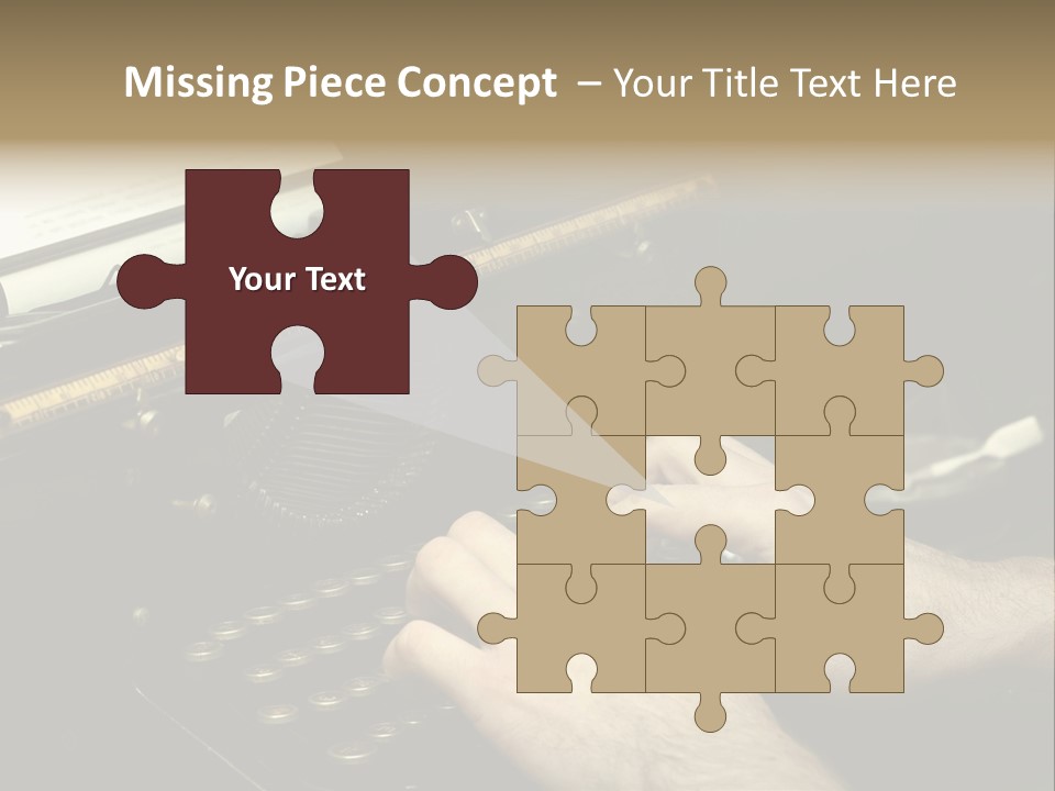 Busy Aged Work PowerPoint Template