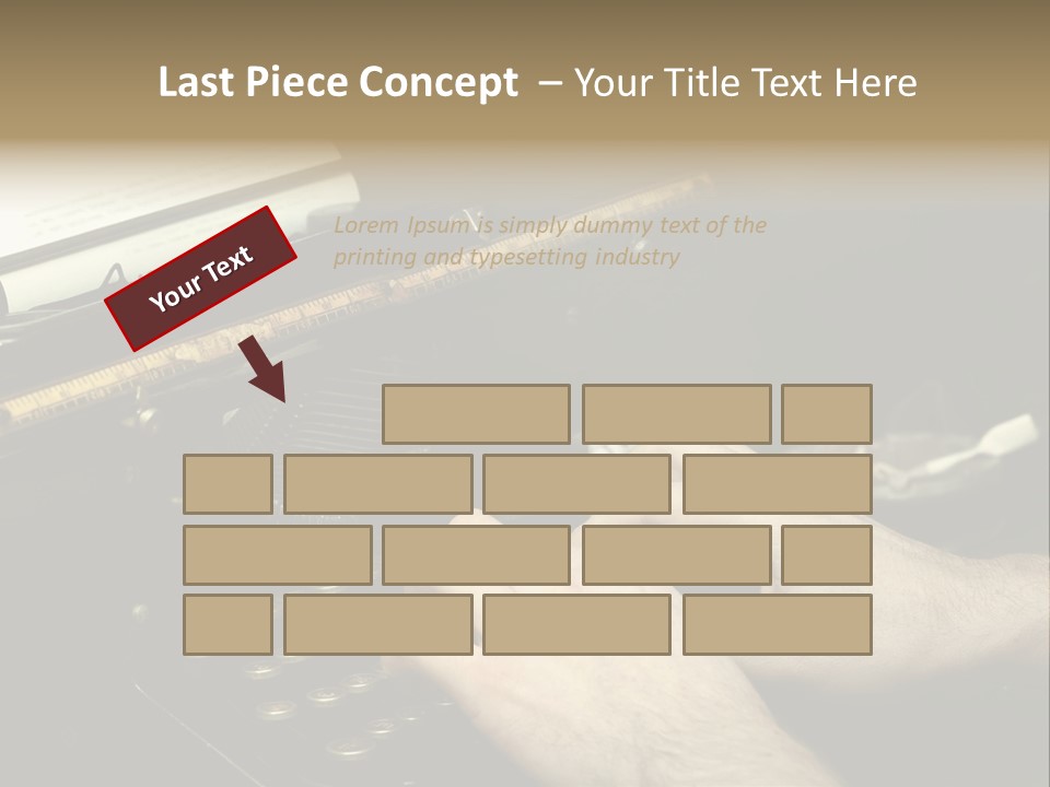 Busy Aged Work PowerPoint Template