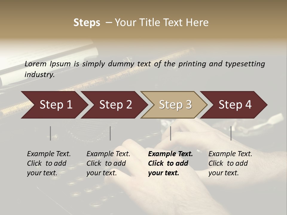 Busy Aged Work PowerPoint Template
