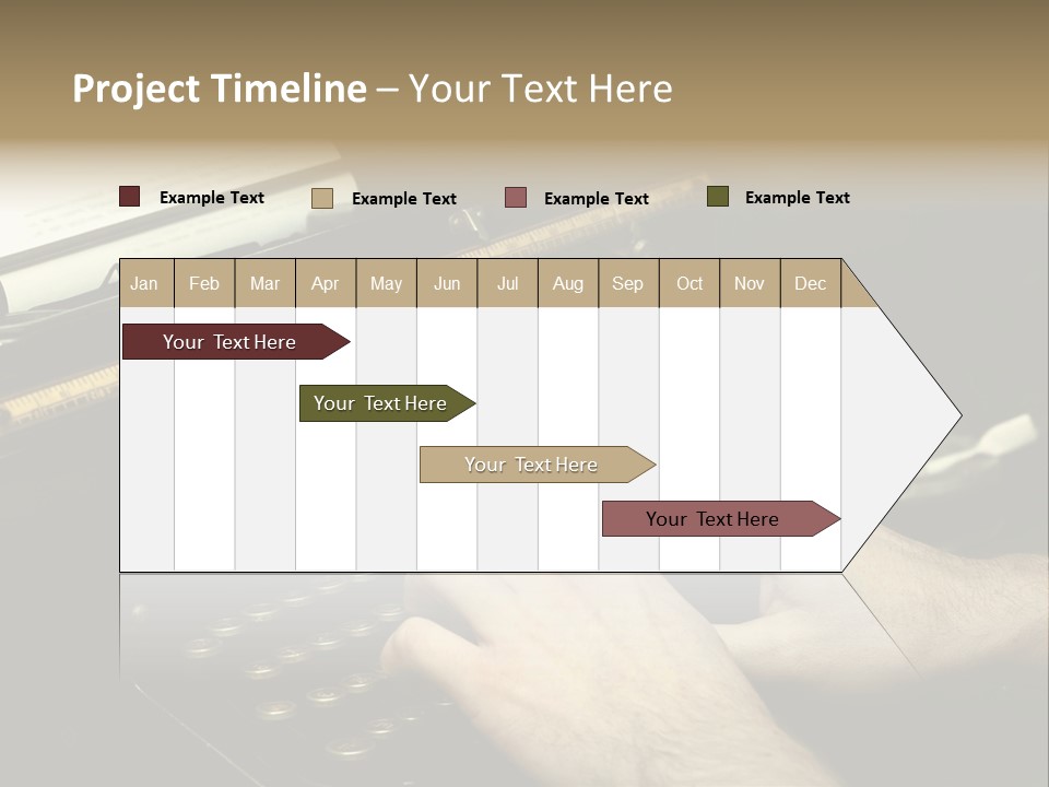 Busy Aged Work PowerPoint Template