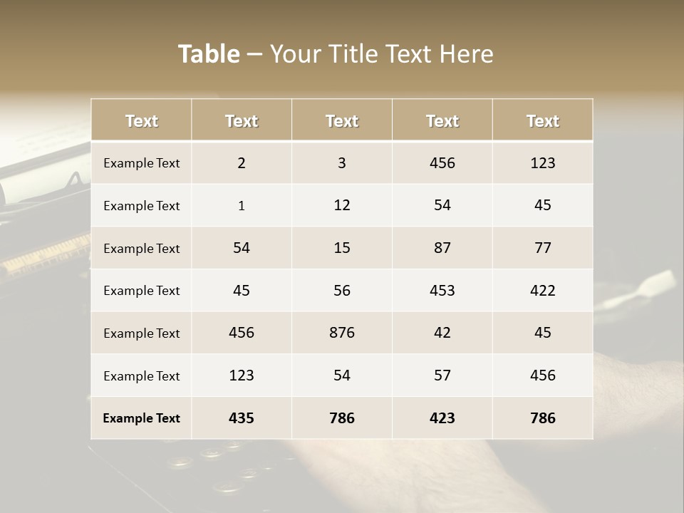 Busy Aged Work PowerPoint Template