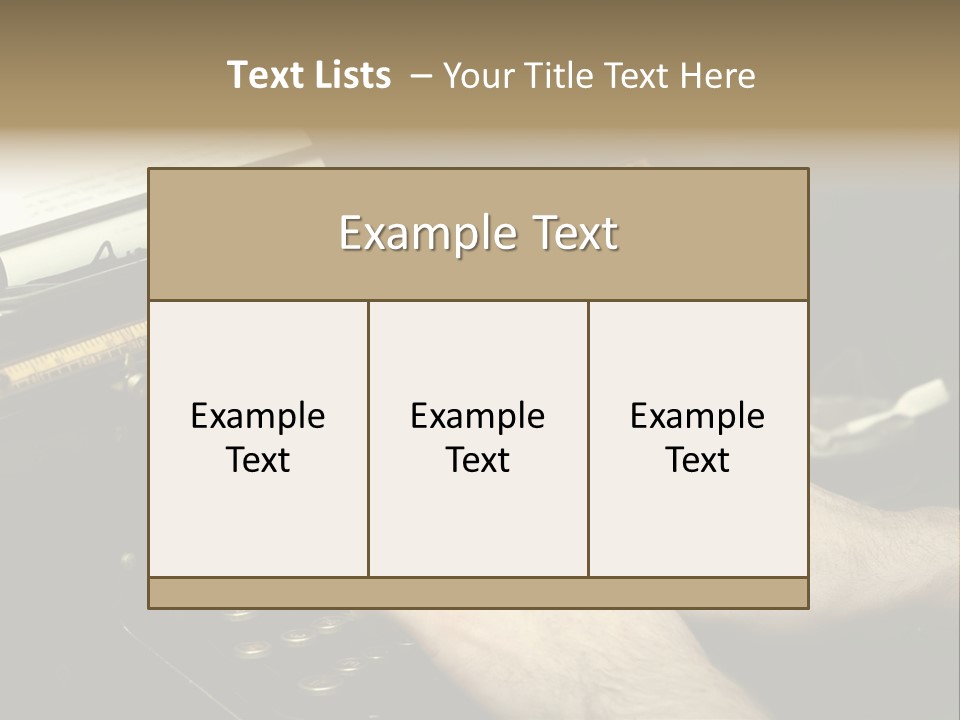 Busy Aged Work PowerPoint Template