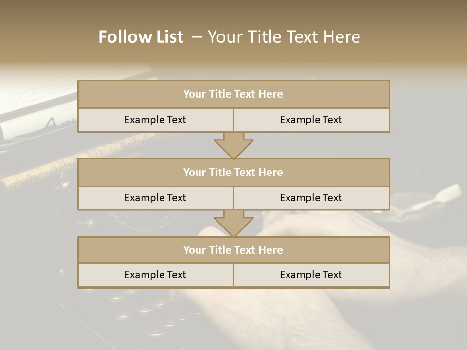 Busy Aged Work PowerPoint Template