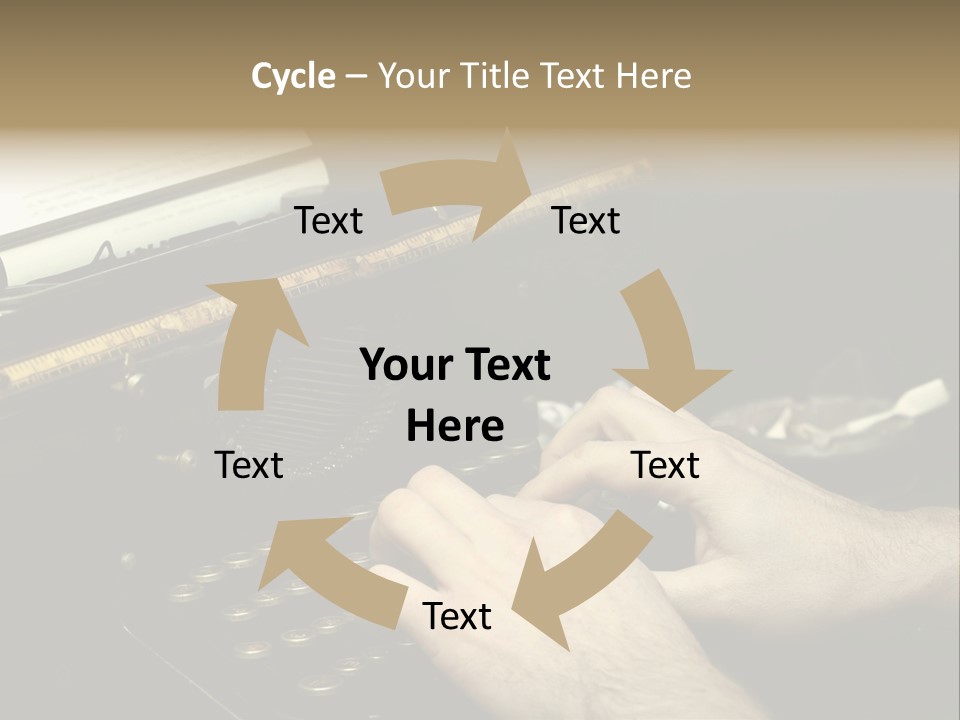 Busy Aged Work PowerPoint Template