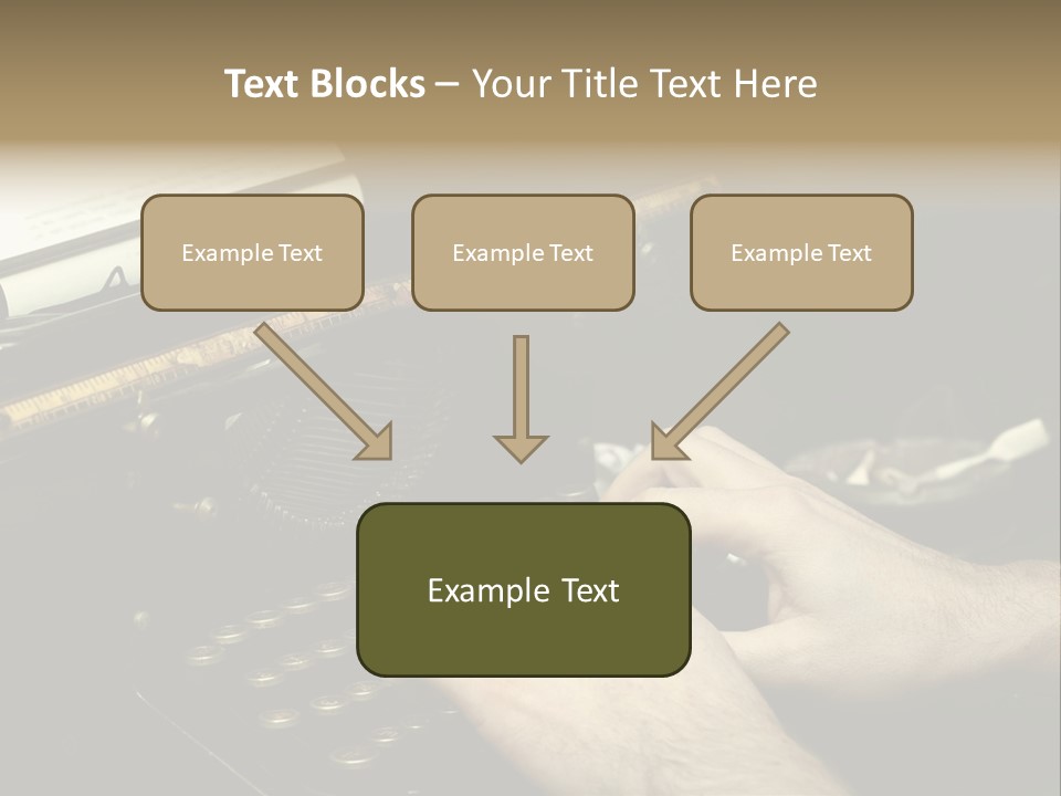 Busy Aged Work PowerPoint Template