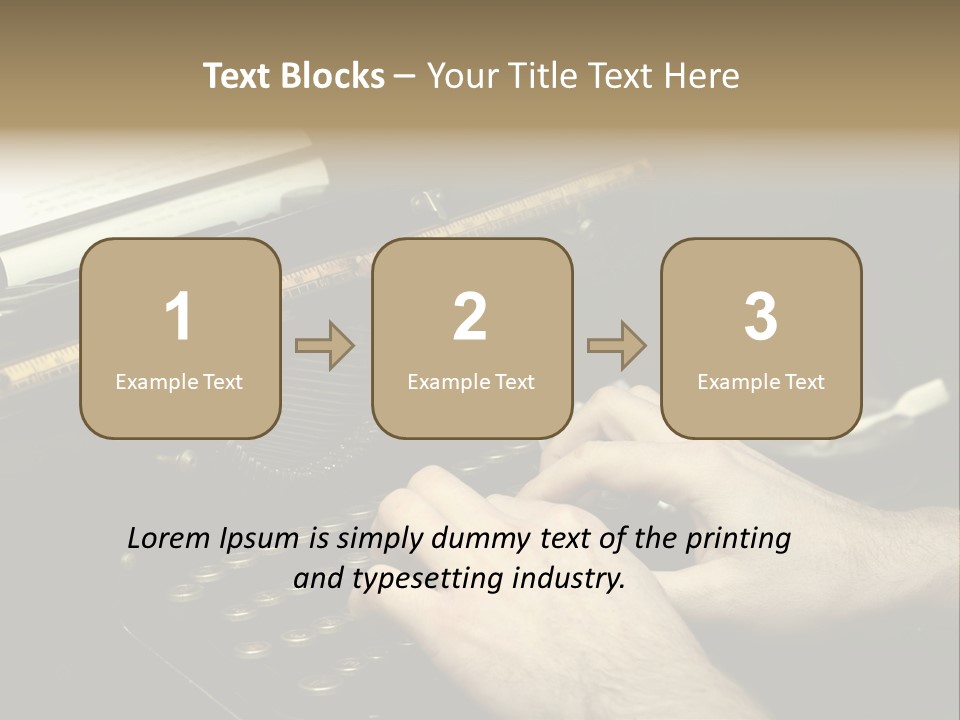 Busy Aged Work PowerPoint Template