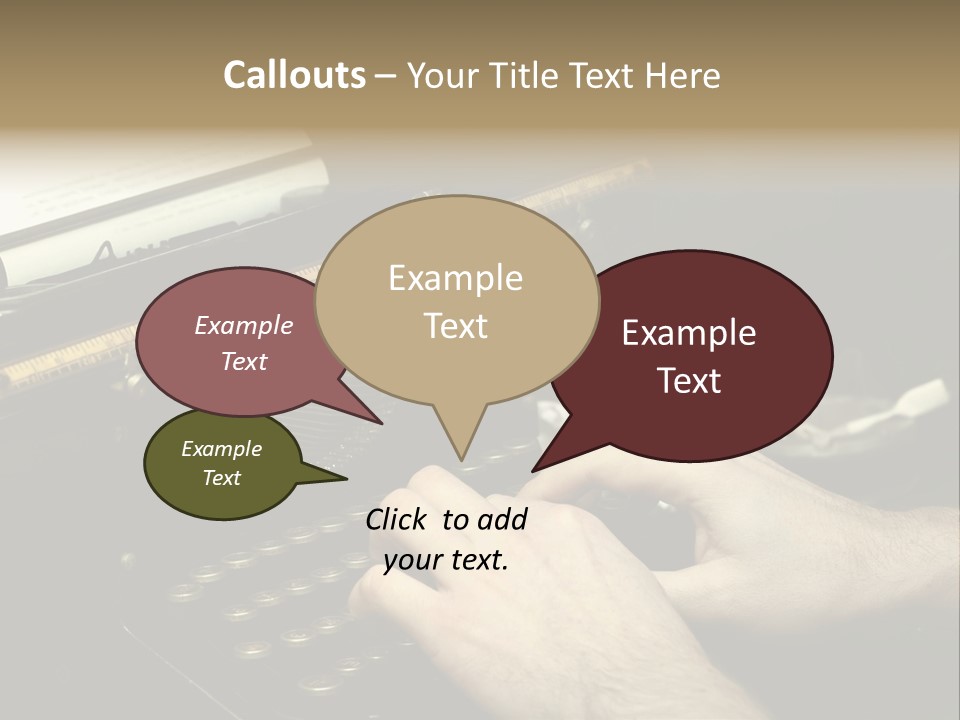 Busy Aged Work PowerPoint Template
