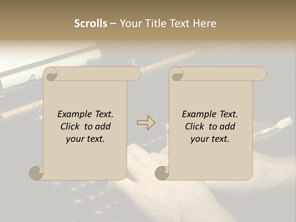 Busy Aged Work PowerPoint Template
