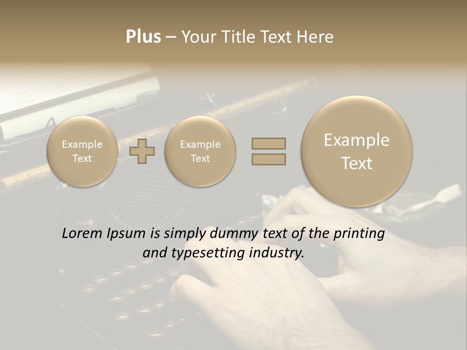Busy Aged Work PowerPoint Template