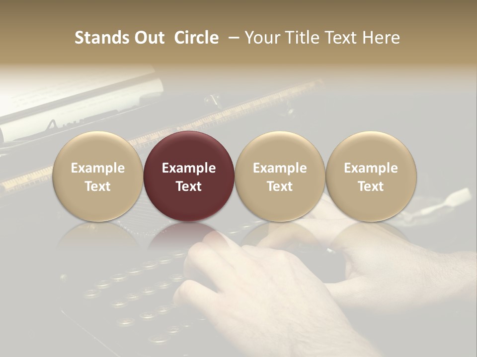 Busy Aged Work PowerPoint Template