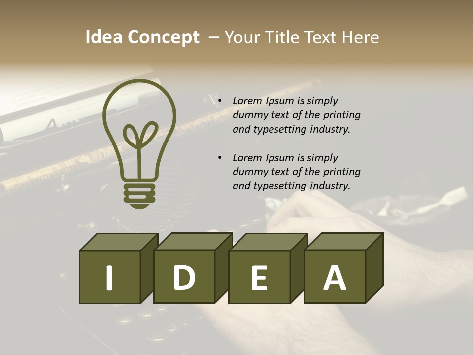 Busy Aged Work PowerPoint Template
