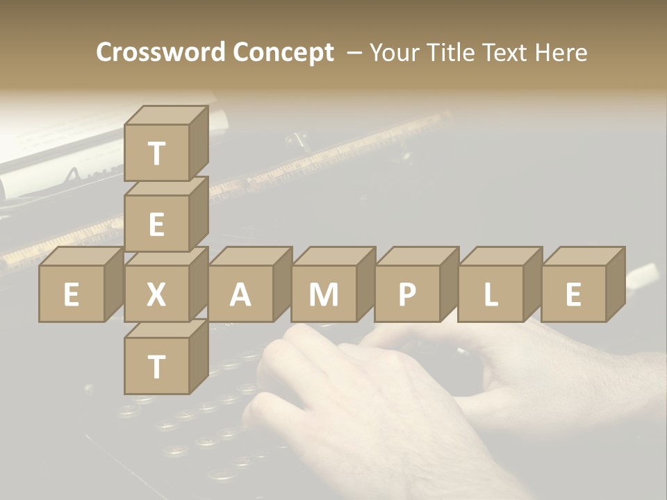 Busy Aged Work PowerPoint Template
