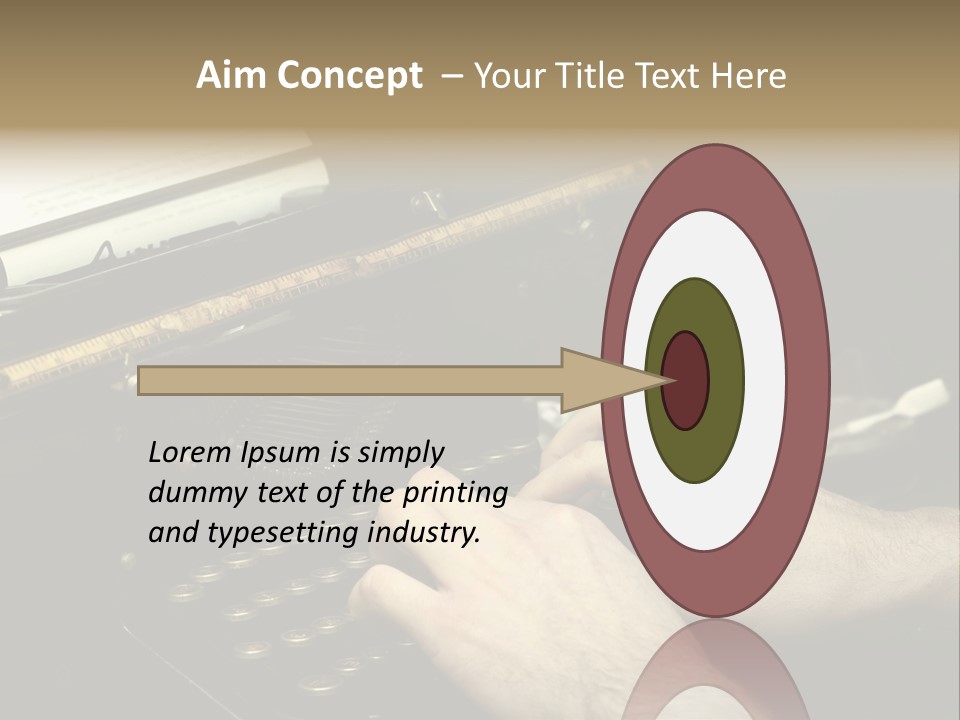 Busy Aged Work PowerPoint Template