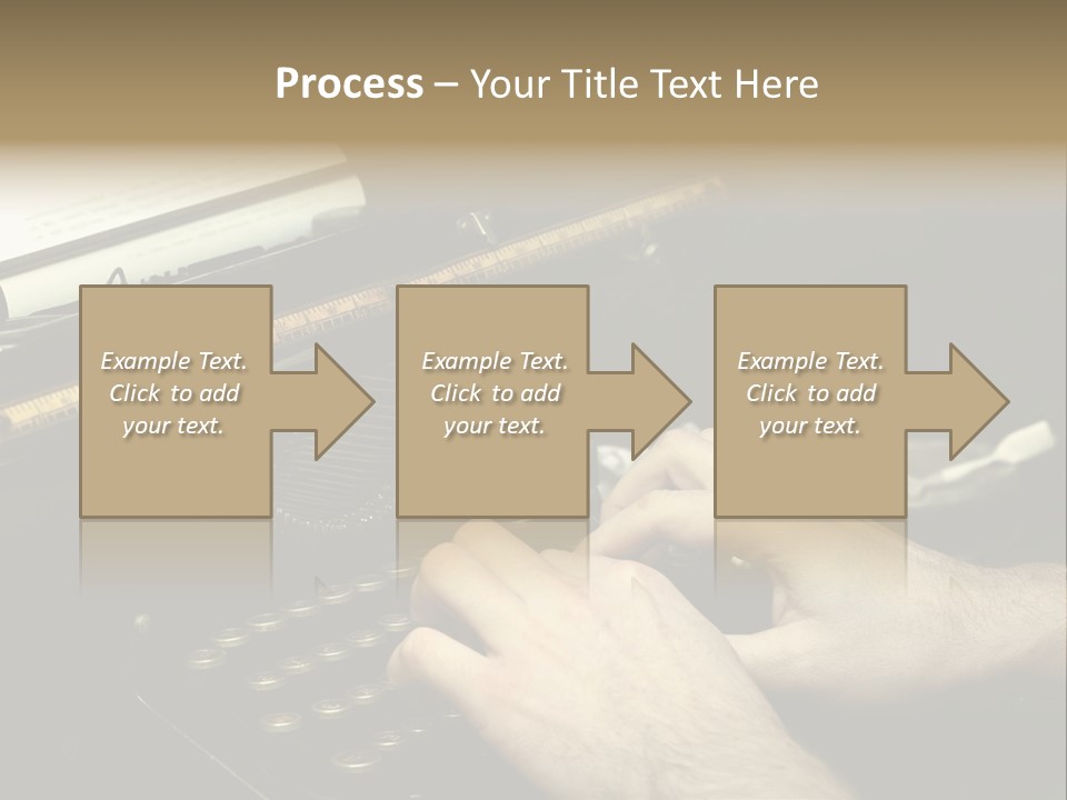 Busy Aged Work PowerPoint Template