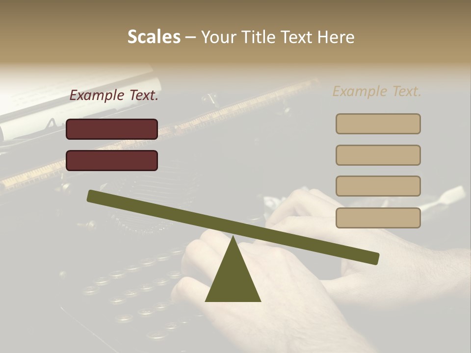 Busy Aged Work PowerPoint Template