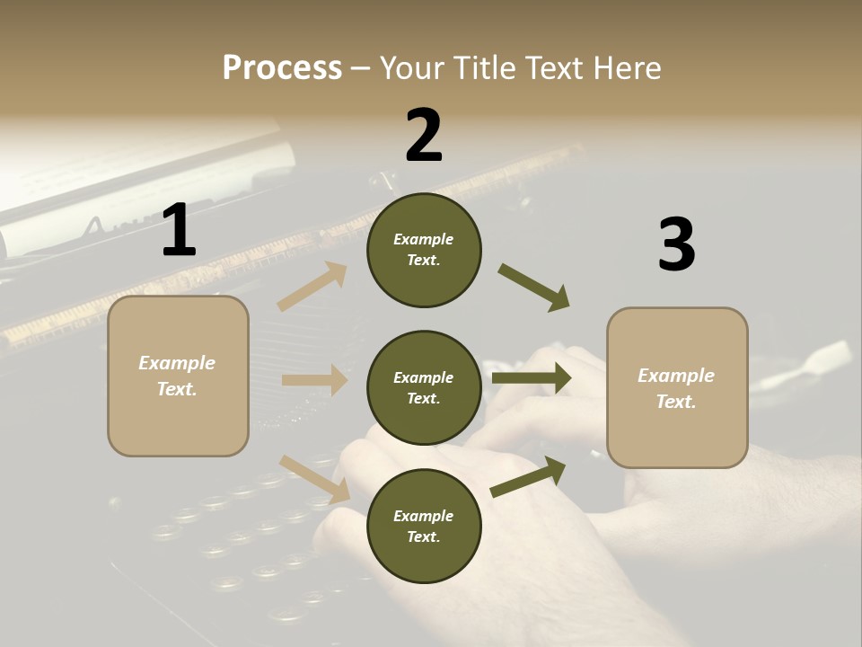 Busy Aged Work PowerPoint Template