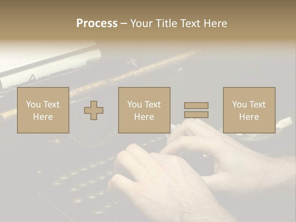Busy Aged Work PowerPoint Template