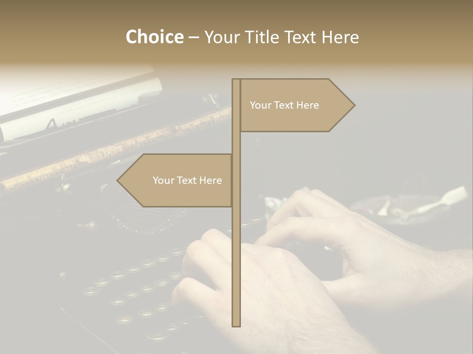 Busy Aged Work PowerPoint Template