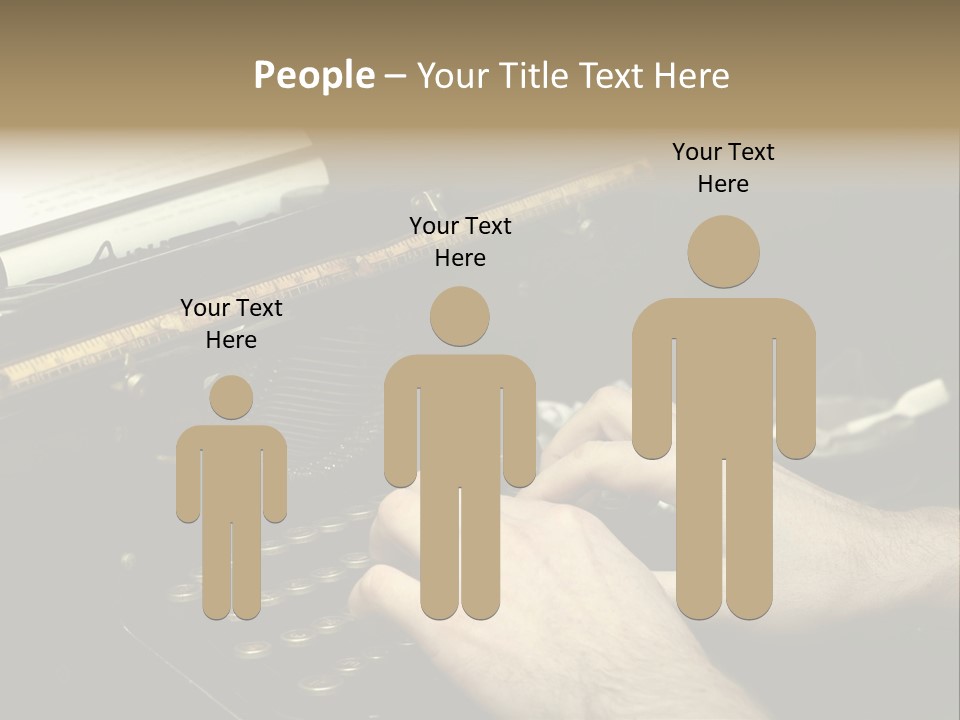 Busy Aged Work PowerPoint Template