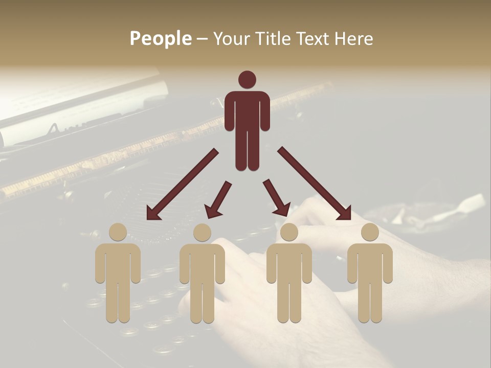 Busy Aged Work PowerPoint Template