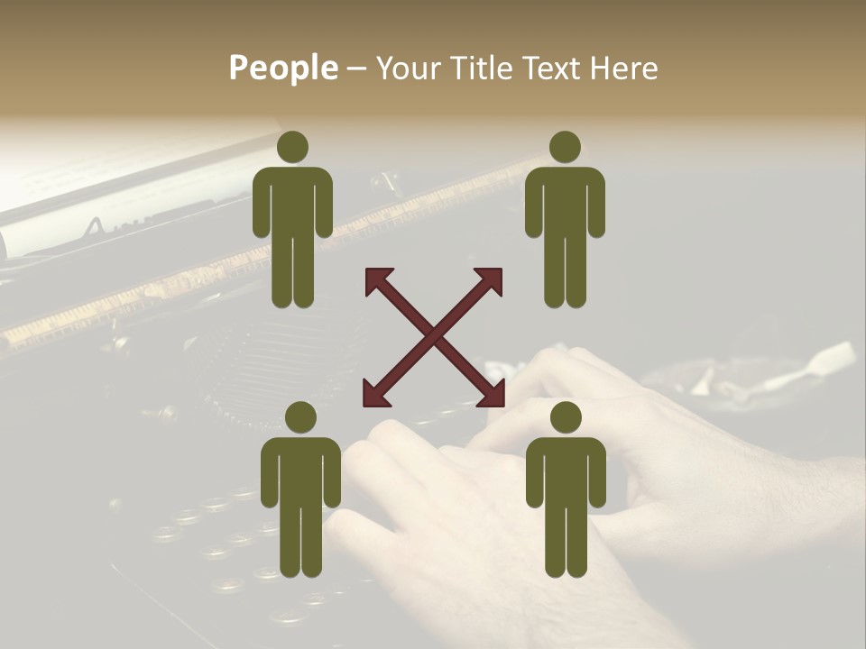 Busy Aged Work PowerPoint Template