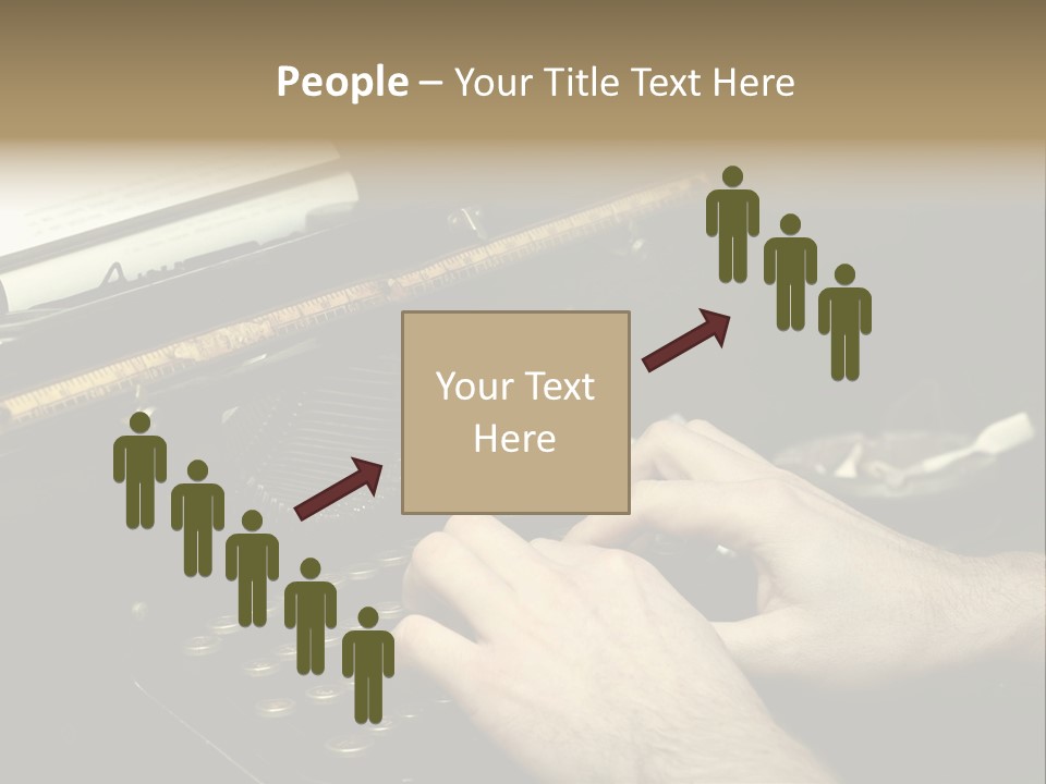 Busy Aged Work PowerPoint Template