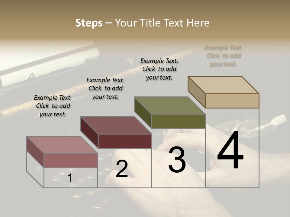 Busy Aged Work PowerPoint Template