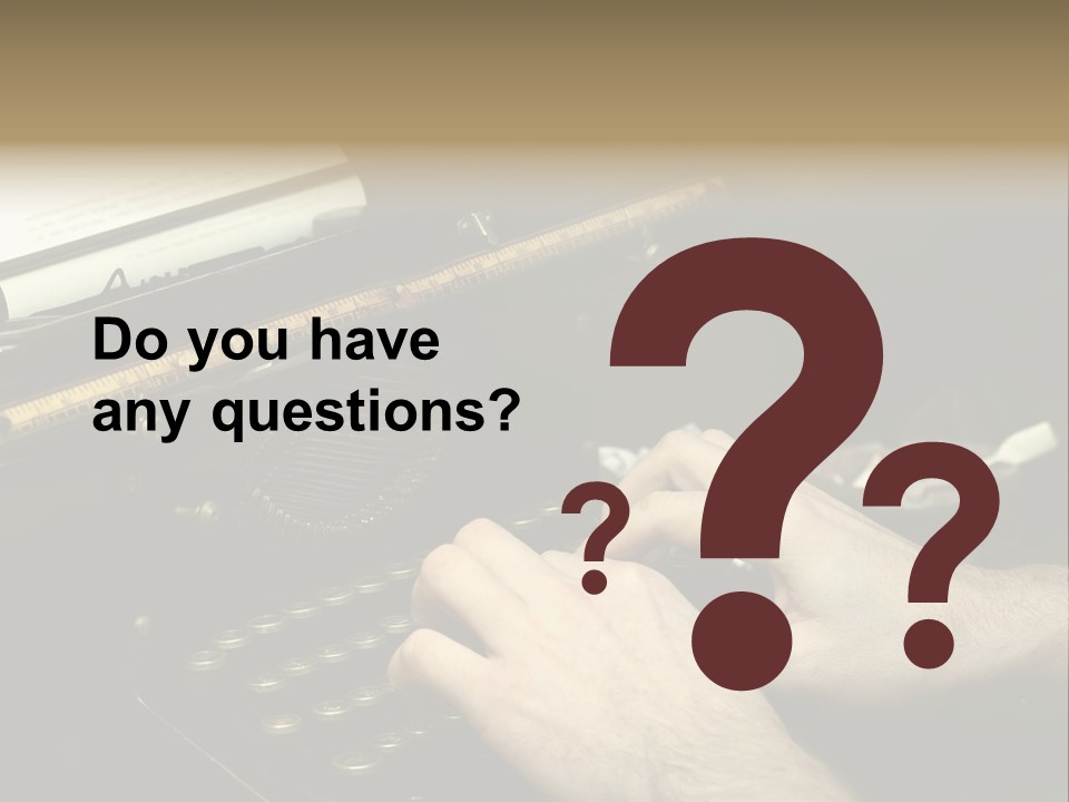 Busy Aged Work PowerPoint Template