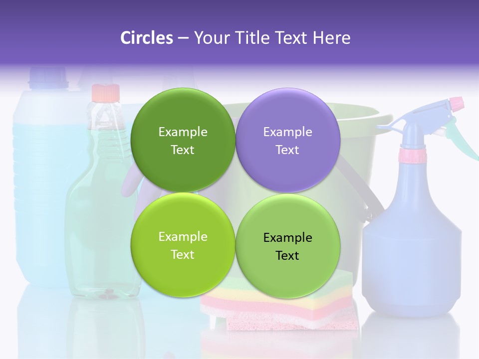 Laundry Cleanse Objects PowerPoint Template