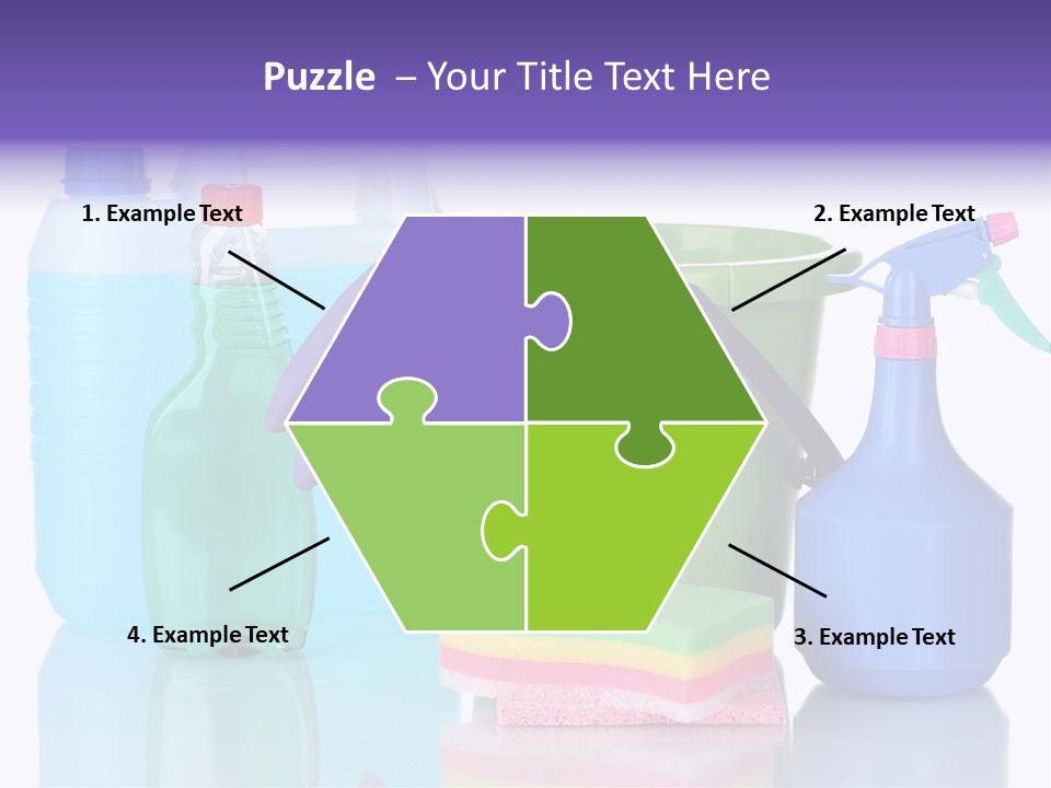 Laundry Cleanse Objects PowerPoint Template