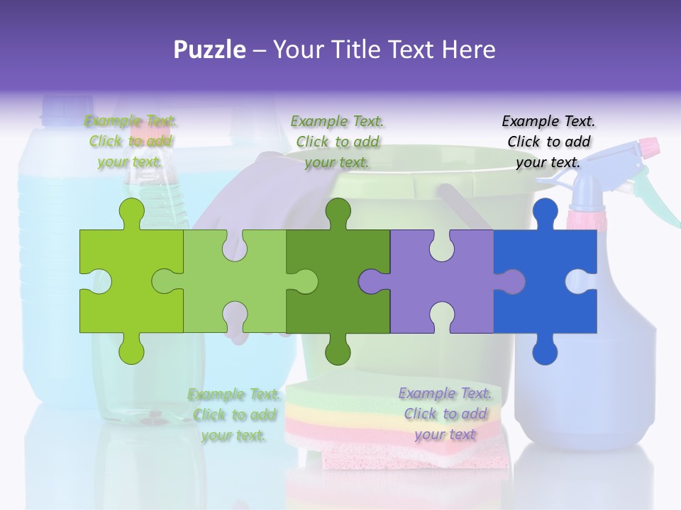 Laundry Cleanse Objects PowerPoint Template