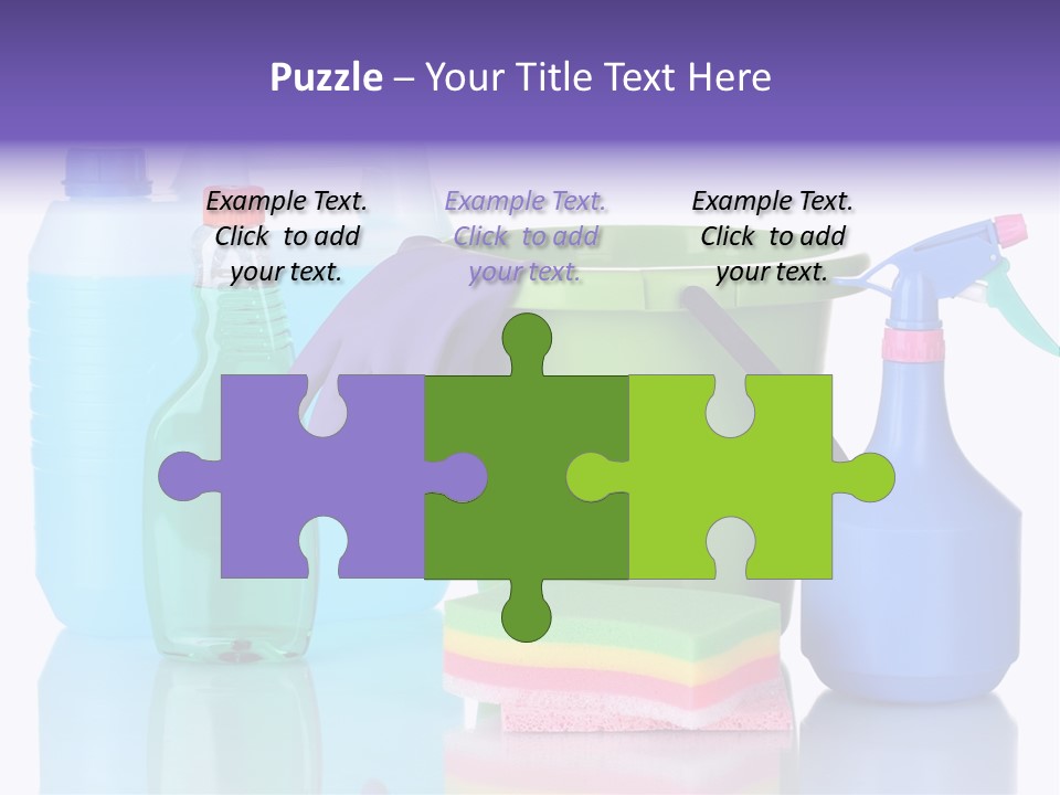 Laundry Cleanse Objects PowerPoint Template