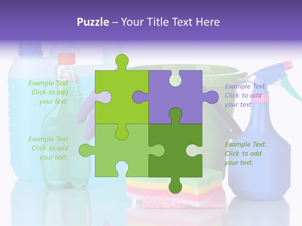 Laundry Cleanse Objects PowerPoint Template