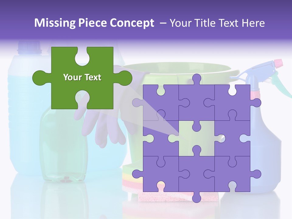 Laundry Cleanse Objects PowerPoint Template