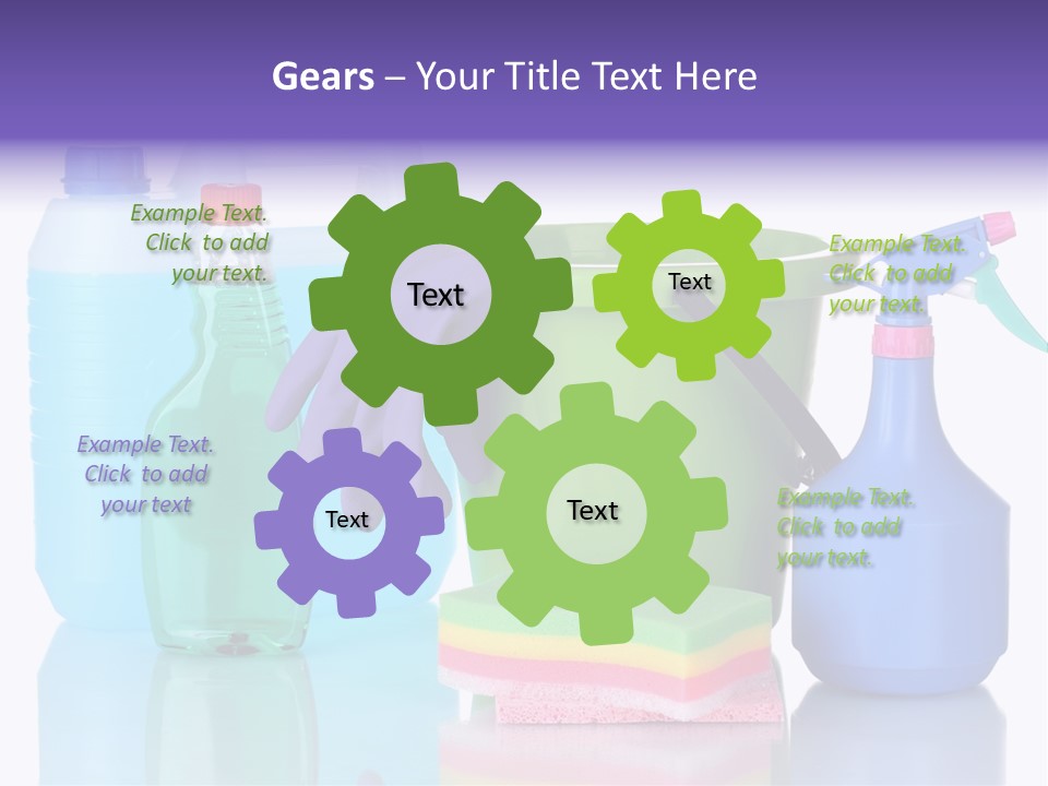 Laundry Cleanse Objects PowerPoint Template