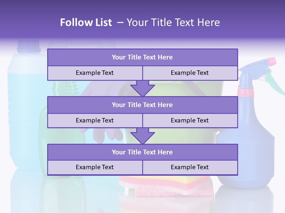 Laundry Cleanse Objects PowerPoint Template