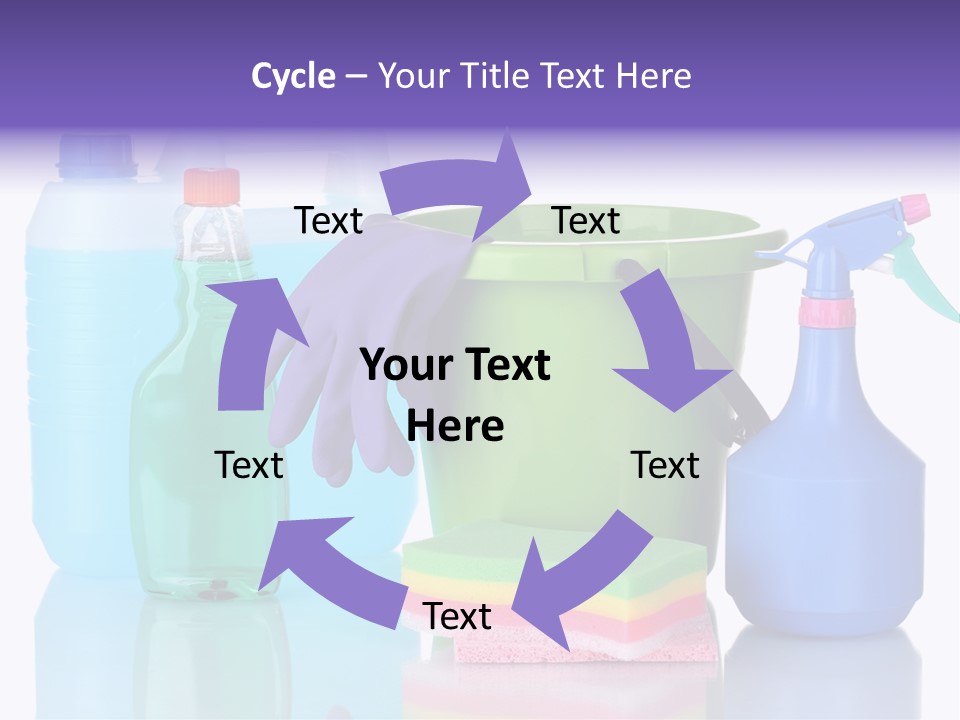 Laundry Cleanse Objects PowerPoint Template