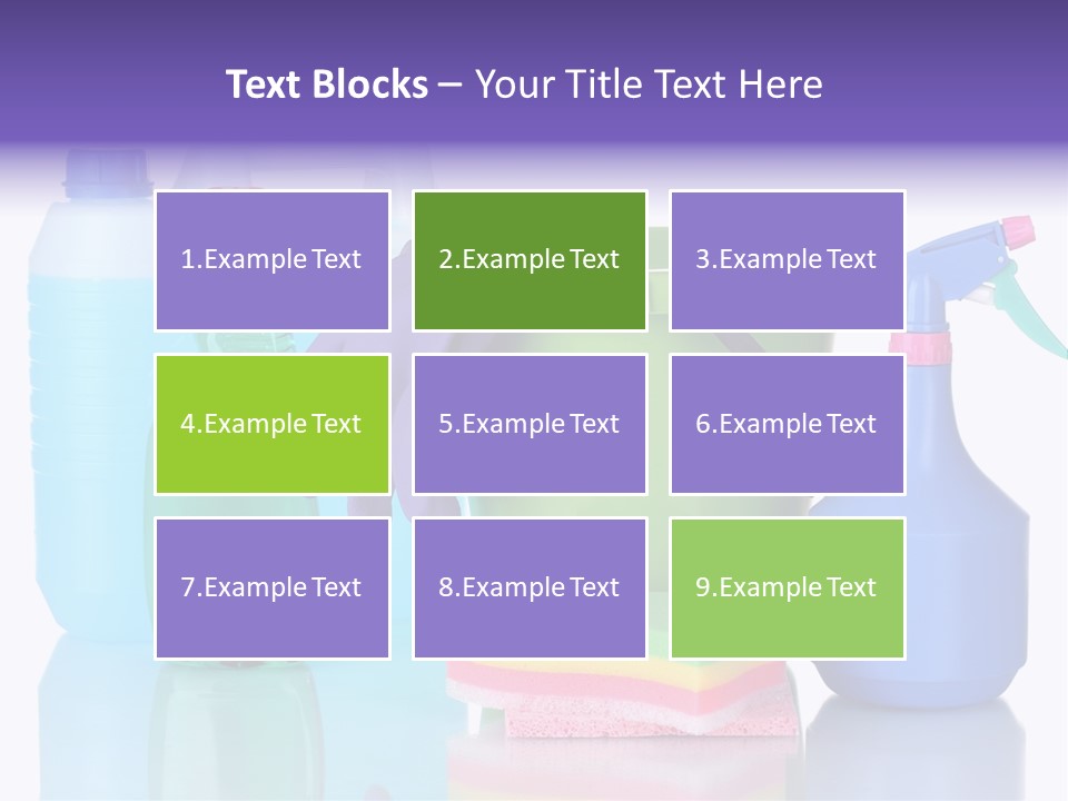 Laundry Cleanse Objects PowerPoint Template