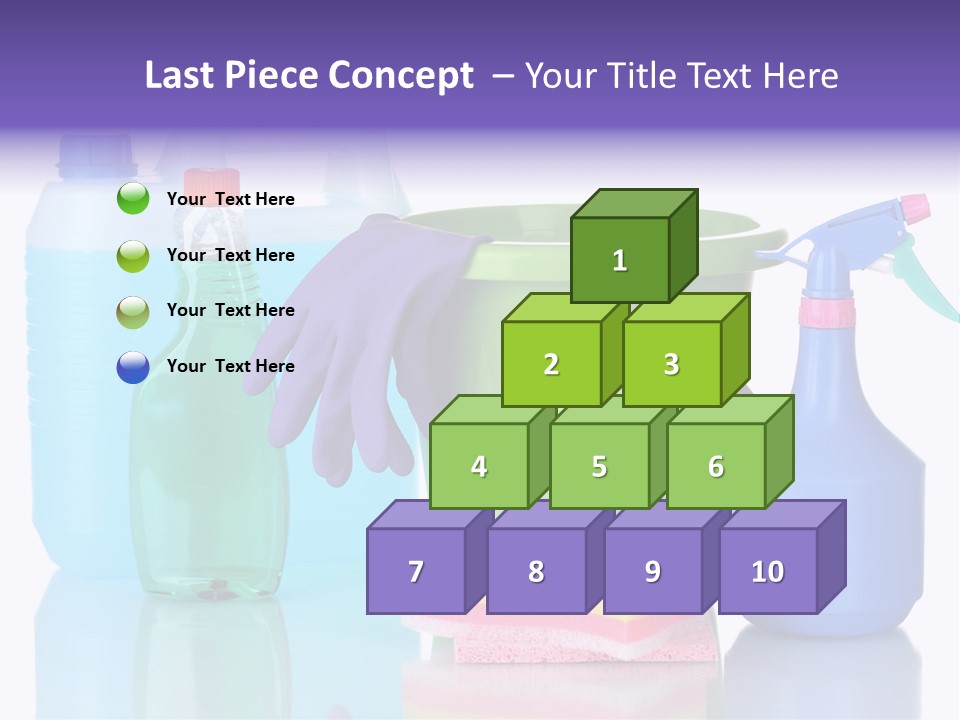 Laundry Cleanse Objects PowerPoint Template