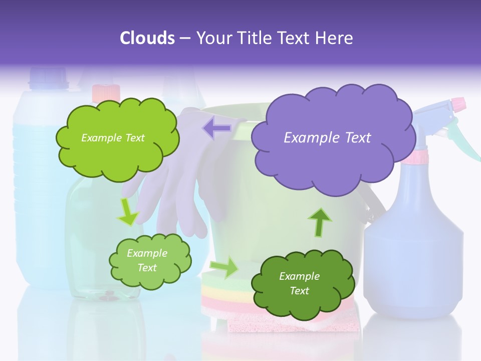 Laundry Cleanse Objects PowerPoint Template