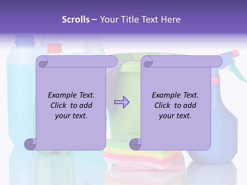 Laundry Cleanse Objects PowerPoint Template