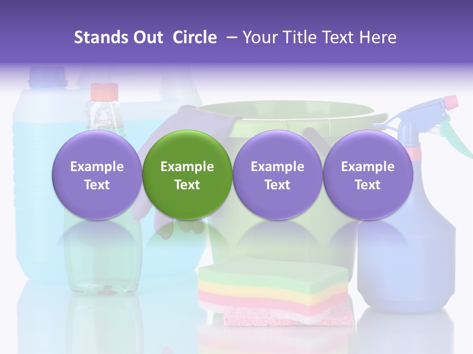 Laundry Cleanse Objects PowerPoint Template