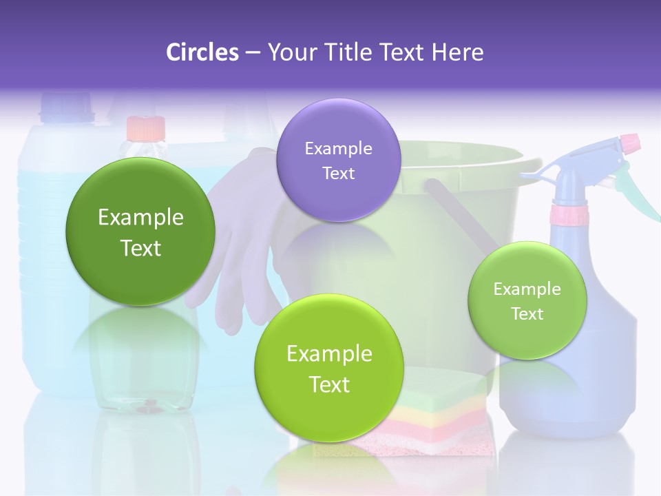 Laundry Cleanse Objects PowerPoint Template